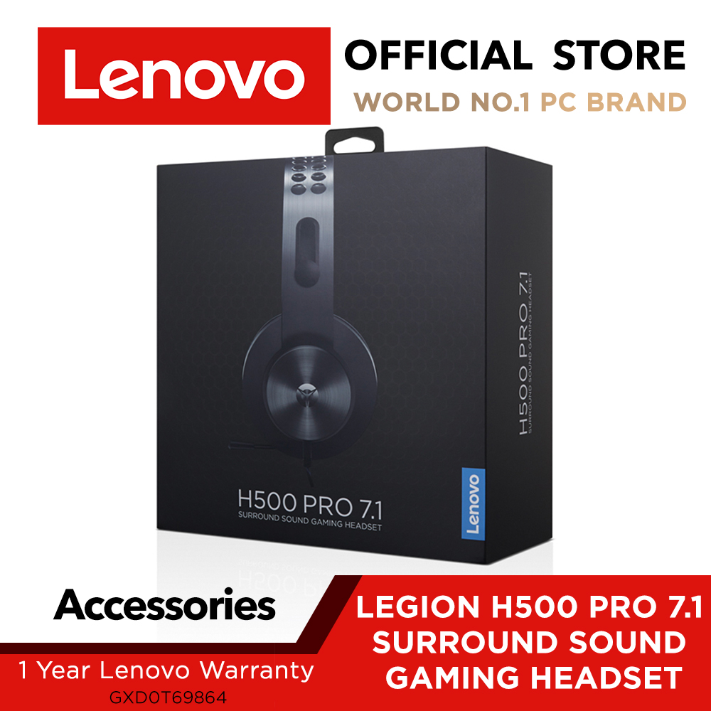 Lenovo LEGION H500 Pro 7.1 Surround Sound Gaming Headset | 1 Year Lenovo Warranty